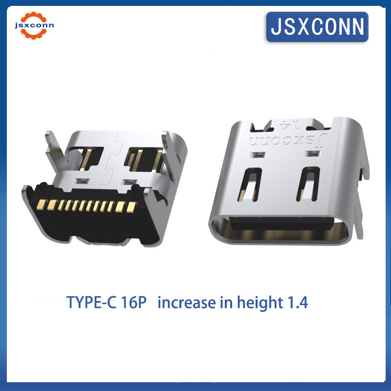 USB Type C 16Pin  On slab  SMT