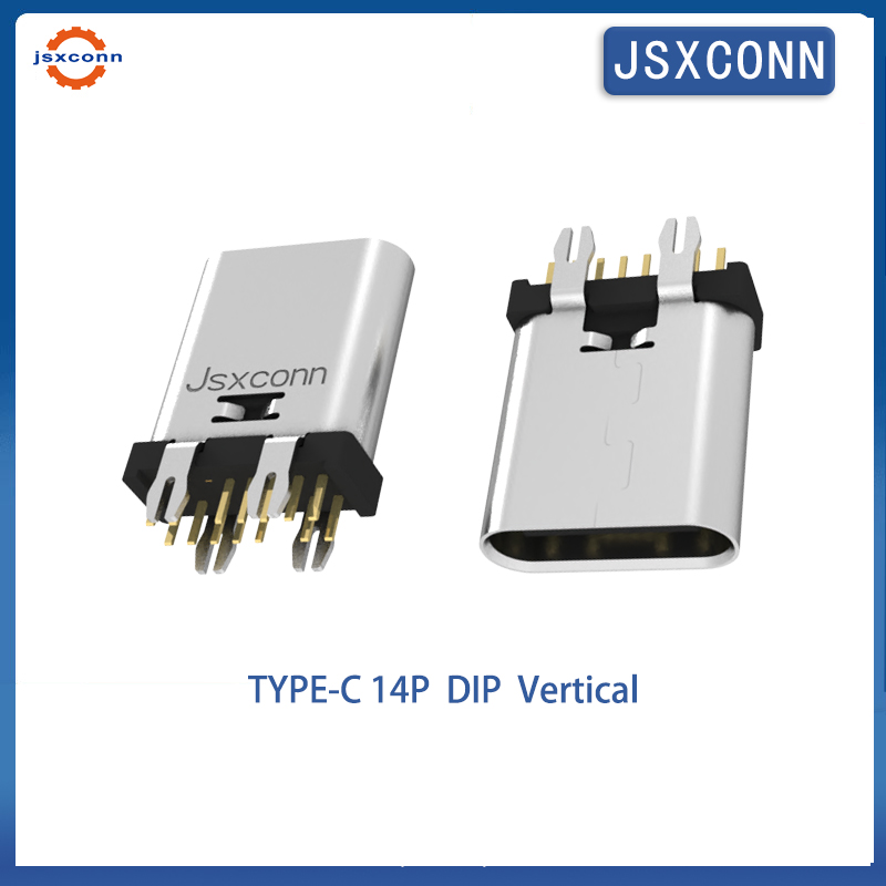 USB Type C 14P Vertical 180° D