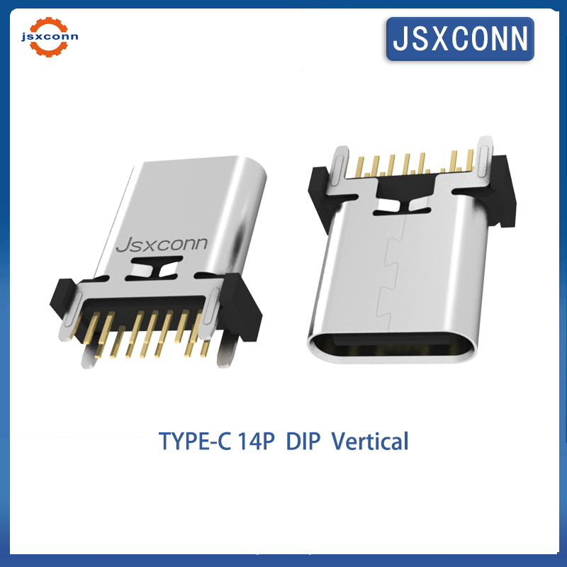 USB Type C 14P Vertical 180° D